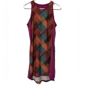 Smartwool Merino Sport Tank Dress Women Small Sleeveless Geometric